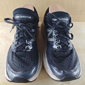 New Balance Fresh Foam 1080 Black Blue Running Shoes women's 8.5 Wide